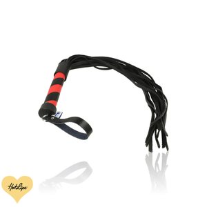 Joyfactory Ruoska Nahkaa Musta, Punaisella Kahvalla 58 cm