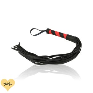 Joyfactory Ruoska Nahkaa Musta, Punaisella Kahvalla 58 cm