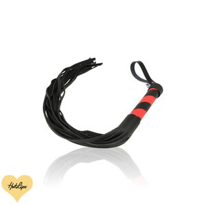 Joyfactory Ruoska Nahkaa Musta, Punaisella Kahvalla 58 cm