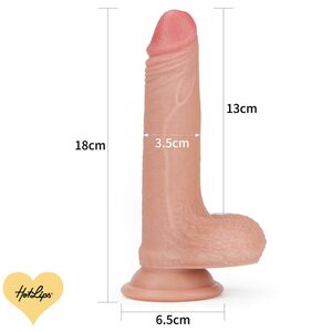 Lovetoy Nature Cock Dual Layered Silicone 18 cm