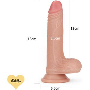 Lovetoy Nature Cock Dual Layered Silicone 18 cm
