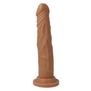 Blush Novelties Dildo Dr.Skin Straight To The Top Mokka