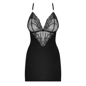 Obsessive Lingerie Babydoll ja Tangat Musta