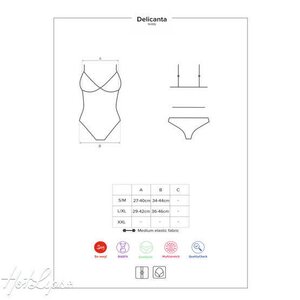 Obsessive Lingerie Delicanta Teddy