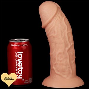 Dildo 24 cm Vaalea imukupilla