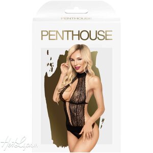Penthouse Perfect Lover Playsuit Musta
