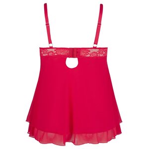 Cottelli Curves Babydoll Celestial Punainen Pluskoko