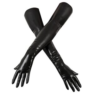 LateX Collection Latex Gloves 黒