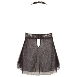 Cottelli Curves Babydoll Pitsikoristein Musta Pluskoko