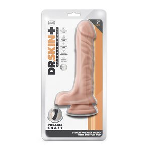 Blush Novelties Dr.Skin Plus Dildo 9 tuumaa Vaalea