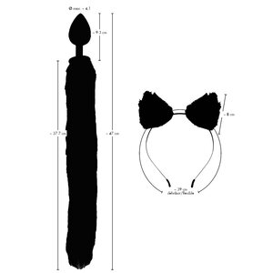 Bad Kitty "Kissasetti"- Anaalitappi hännällä & Korvilla