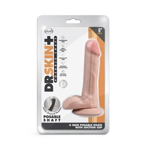 Blush Novelties Dr.Skin Plus Dildo Vaalea