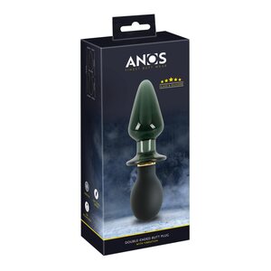 Anos Double-ended Butt Plug with Vibration