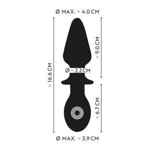 Anos Double-ended Butt Plug with Vibration