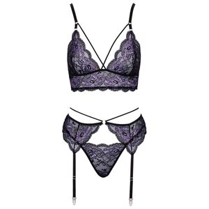 Cottelli Lingerie Blueberry Setti 3 osaa