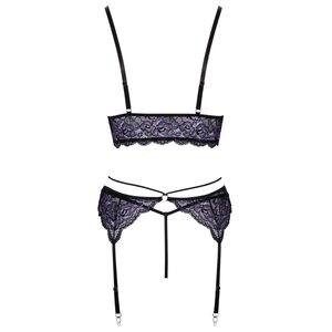 Cottelli Lingerie Blueberry Setti 3 osaa