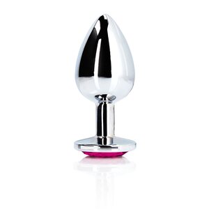 Ouch Heart Gem Metallinen Anaalitappi silver