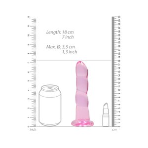 Real Rock Dildo 17 cm s přísavkou