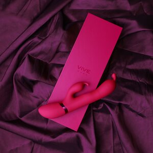 Vive Gada - Vibrating Bunny Ear G-Spot Rabbit with Pulse Wave Shaft