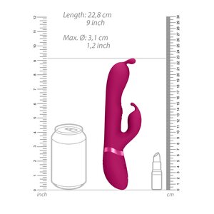 Vive Gada - Vibrating Bunny Ear G-Spot Rabbit with Pulse Wave Shaft