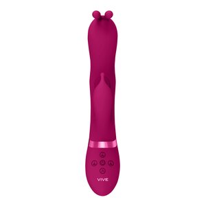 Vive Gada - Vibrating Bunny Ear G-Spot Rabbit with Pulse Wave Shaft