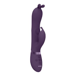 Vive Gada - Vibrating Bunny Ear G-Spot Rabbit with Pulse Wave Shaft