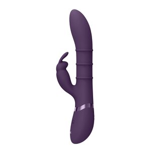 Vive Sora - Triple Action Silicone Up & Down Stimulating Rings Vibrator