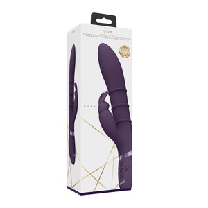 Vive Sora - Triple Action Silicone Up & Down Stimulating Rings Vibrator