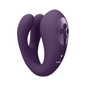 Vive Yoko Triple Action Vibrating Dual Prongs & Pulse Wave Stimulator