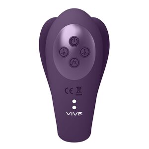Vive Yoko Triple Action Vibrating Dual Prongs & Pulse Wave Stimulator