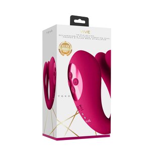 Vive Yoko Triple Action Vibrating Dual Prongs & Pulse Wave Stimulator