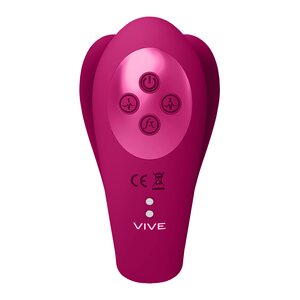 Vive Yoko Triple Action Vibrating Dual Prongs & Pulse Wave Stimulator