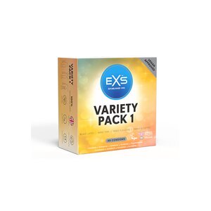 EXS Condoms Variety Pack Kondomit 48 kpl