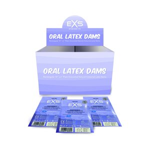 EXS Condoms Oral Latex Dams Suuseksisuojat