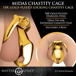 XR Brands Midas 18k Kullattu penislukko
