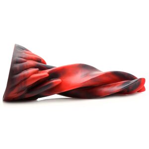 XR Brands Hell Kiss Twisted Tongues Silicone Dildo