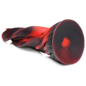 XR Brands Hell Kiss Twisted Tongues Silicone Dildo