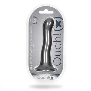 Ouch Smooth Silicone Curvy G-Spot Dildo