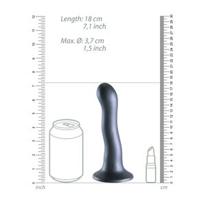 Ouch Smooth Silicone Curvy G-Spot Dildo