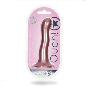 Ouch Smooth Silicone Curvy G-Spot Dildo