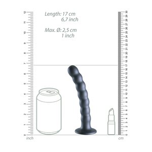 Ouch Beaded Silicone G-Spot Dildo 16.5 cm