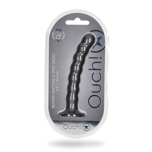 Ouch Beaded Silicone G-Spot Dildo 16.5 cm