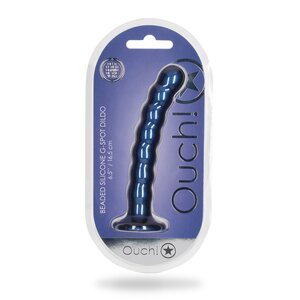 Ouch Beaded Silicone G-Spot Dildo 16.5 cm