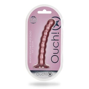 Ouch Beaded Silicone G-Spot Dildo 16.5 cm