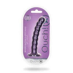 Ouch Beaded Silicone G-Spot Dildo 16.5 cm
