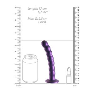 Ouch Beaded Silicone G-Spot Dildo 16.5 cm