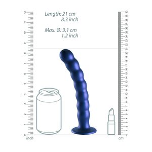 Ouch Beaded Silicone G-Spot Dildo 20.5 cm