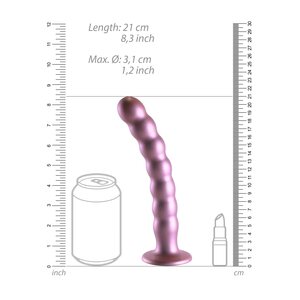 Ouch Beaded Silicone G-Spot Dildo 20.5 cm