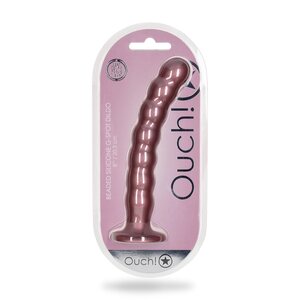 Ouch Beaded Silicone G-Spot Dildo 20.5 cm