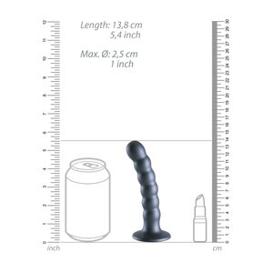 Ouch Beaded Silicone G-Spot Dildo 13 cm